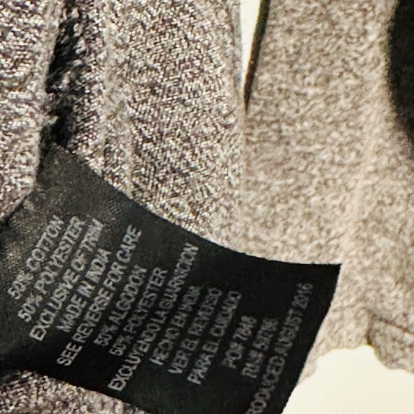 Airwalk Men's X-Large Long Sleeve Hoodie Henley Pullover Gray Black Colorblock‎ - Picture 6 of 7